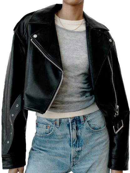 Women Faux Leather Jacket